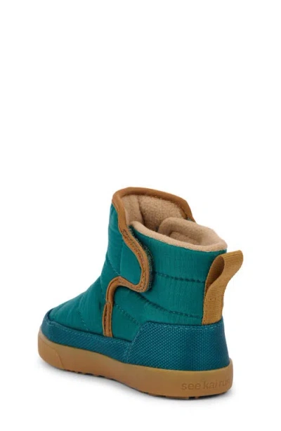 See Kai Run Teddy Winter Boot In Green
