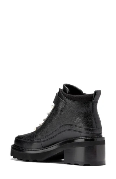 Cole Haan Women's Shibley Waterproof Lace Up Booties In Black