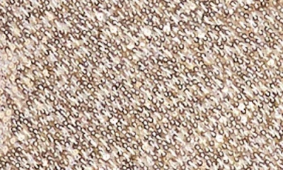 Karen Kane Sequin Drape Neck Top In Gold