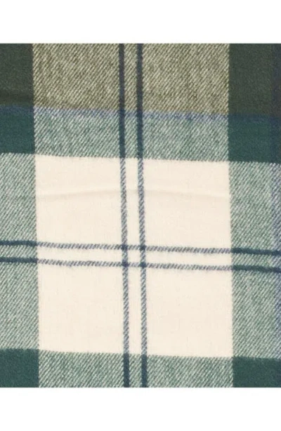 Barbour Hailes Tartan Fringe Scarf In Green