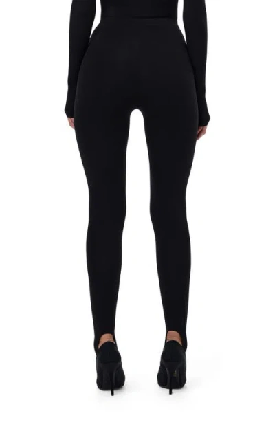 Naked Wardrobe Naked Stirrup Leggings In Black
