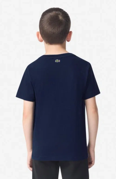 Lacoste T-shirt  Kids Color Marine In Blue
