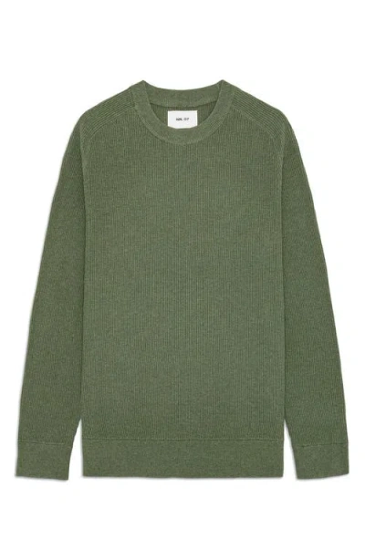 Nn07 Kevin 6600 Orgcanic Cotton Sweater In Green
