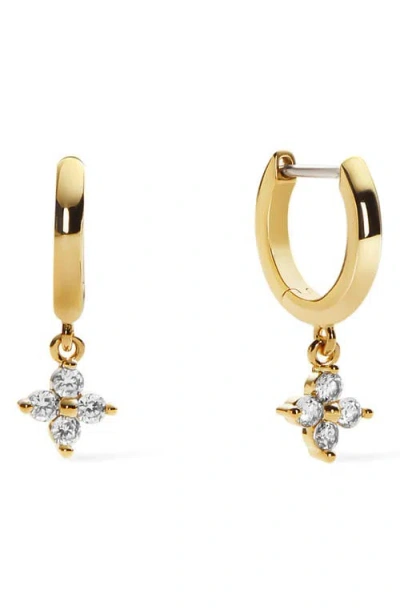 Ana Luisa Angela Star Drop Hoop Earrings In Gold