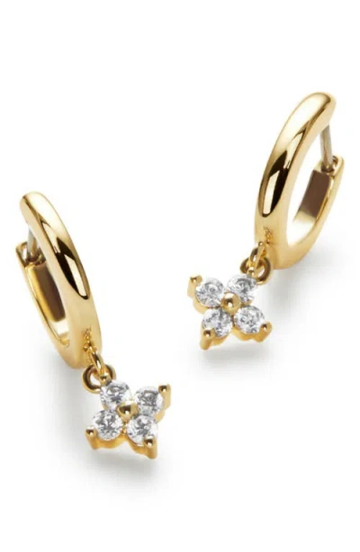 Ana Luisa Angela Star Drop Hoop Earrings In Gold