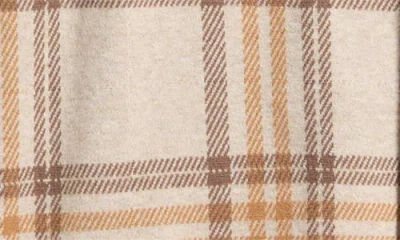 7 Diamonds Generation Plaid Flannel Button-up Overshirt In Brown