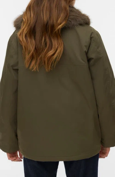 Vero Moda Seoul Water Resistant Jacket In Green
