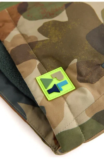 Next Camo Print Waterproof Hooded Jacket In Multi