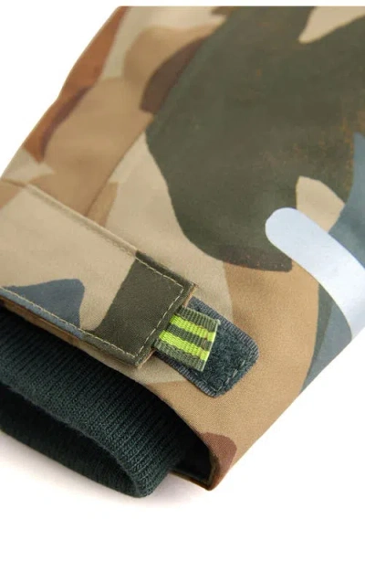 Next Camo Print Waterproof Hooded Jacket In Multi