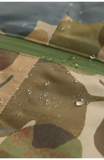 Next Camo Print Waterproof Hooded Jacket In Multi