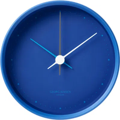 Georg Jensen Henning Koppel Wall Clock In Blue