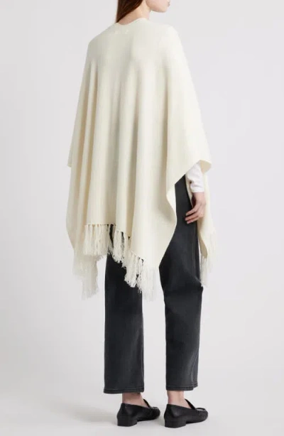 Chan Luu Wool & Cashmere Ruana In Neutral