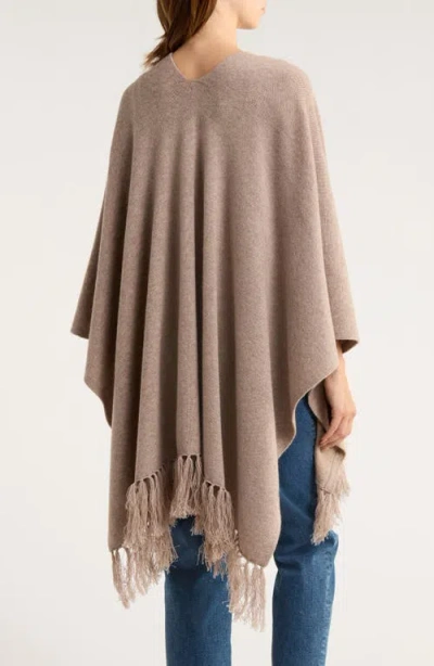 Chan Luu Wool & Cashmere Ruana In Brown