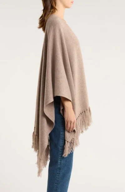 Chan Luu Wool & Cashmere Ruana In Brown