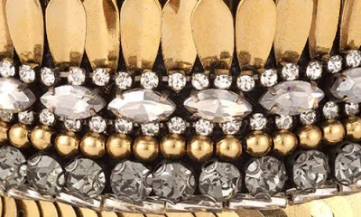 Deepa Gurnani Sainz Bracelet In Gold