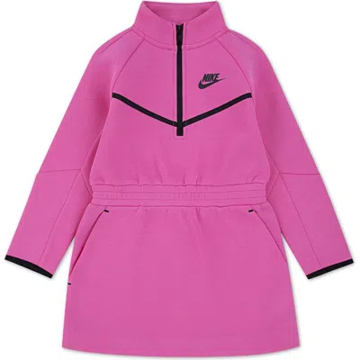 Nike Kids' Tech Fleece Dress In Pink