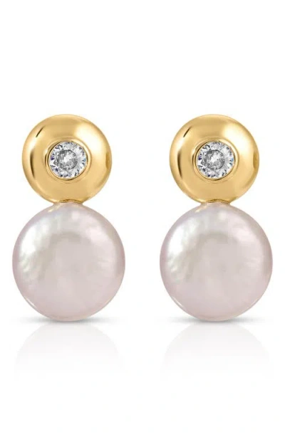 Ettika Majestic Freshwater Pearl Drop Earrings In Multi