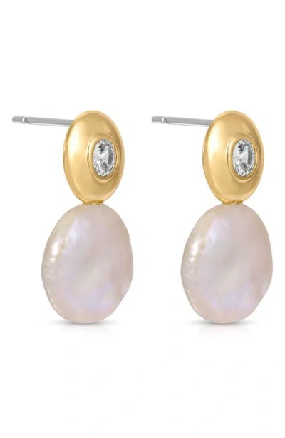 Ettika Majestic Freshwater Pearl Drop Earrings In Multi