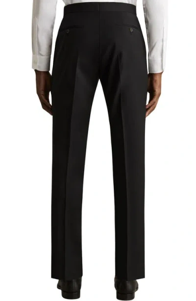 Reiss Promise Slim Fit Wool Blend Pants In Black