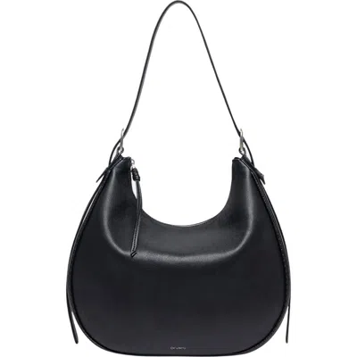 Oryany Lauren Leather Shoulder Bag In Black
