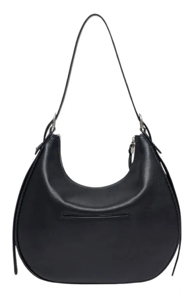 Oryany Lauren Leather Shoulder Bag In Black