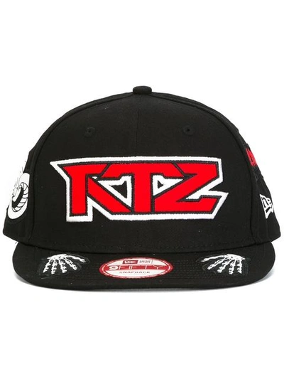Ktz Embroidered Patches Baseball Hat In Black