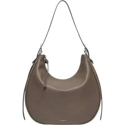 Oryany Lauren Leather Shoulder Bag In Brown