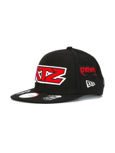 Shop Ktz 'fifty Patch' Cap In Black