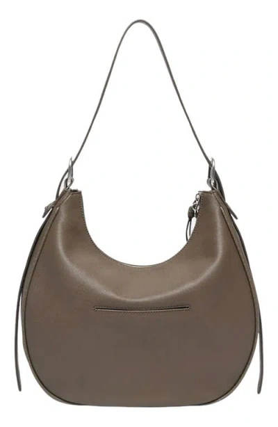 Oryany Lauren Leather Shoulder Bag In Brown
