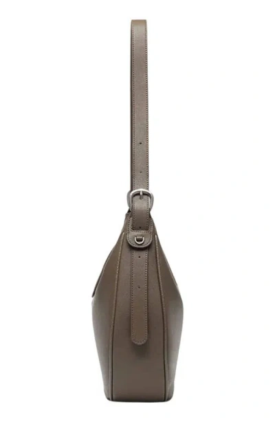 Oryany Lauren Leather Shoulder Bag In Brown