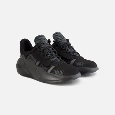 Fini Desiderata V2 Black Charcoal Sneaker In Black