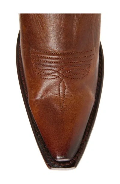 Circle G Embroidered Knee High Western Boot In Brown