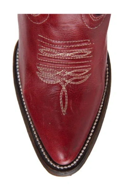 Corral Embroidered Western Boot In Red