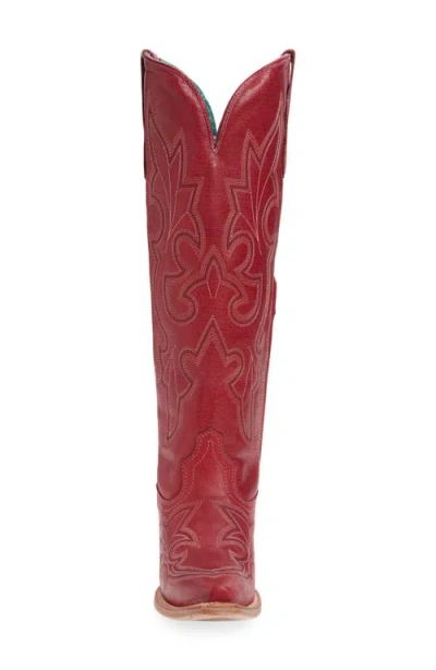 Corral Knee High Western Boot In Red