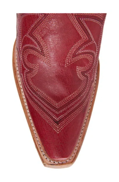 Corral Knee High Western Boot In Red