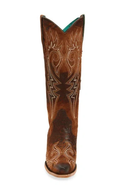 Corral Knee High Western Boot In Brown