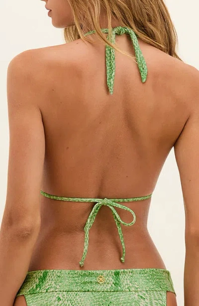 Vix Paula Hermanny Scandal Bia Tube Bikini Top In Green