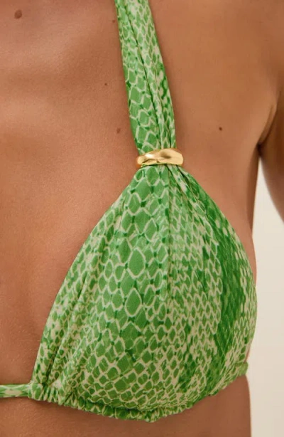 Vix Paula Hermanny Scandal Bia Tube Bikini Top In Green