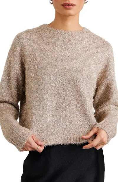 Bella Dahl Slouchy Sweater In Neutral