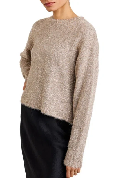 Bella Dahl Slouchy Sweater In Neutral
