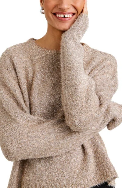 Bella Dahl Slouchy Sweater In Neutral