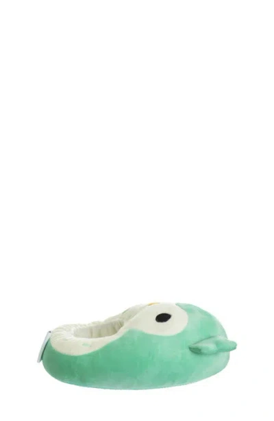 Josmo Kids' Squishmallows Winston The Owl Plush Slipper In Green