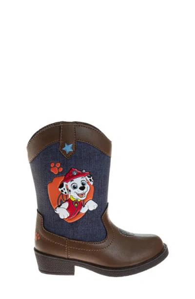 Josmo Kids' Paw Patrol Cowboy Boot In Brown