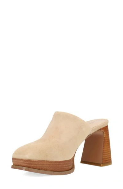 Pelle Moda Dilani Platform Mule In Neutral