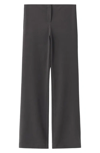 Mango Seamless Straight Suit Pants In Black