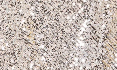 Tahari Asl Sequin Cowl Neck Camisole In Gray