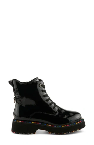 Spring Step Mistique Waterproof Combat Boot In Multi