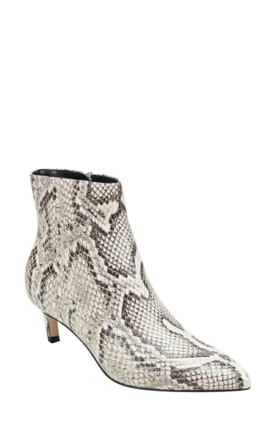 Marc Fisher Ltd Itzia Pointed Toe Kitten Heel Bootie In White