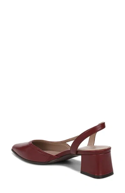 Naturalizer Mila Pointed Toe Slingback Pump In Burgundy