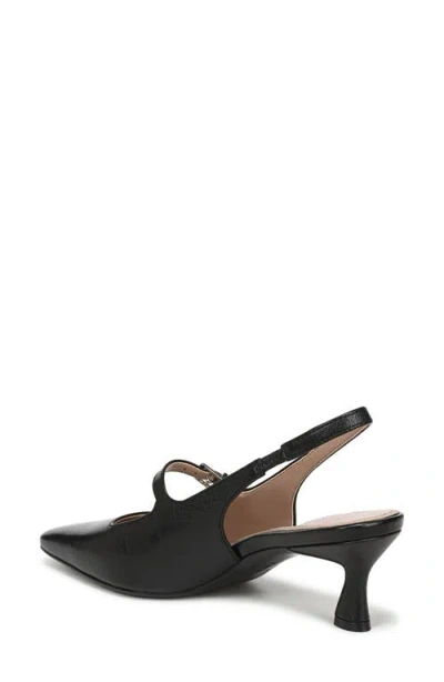 Naturalizer Gemini Slingback Mary Jane Kitten Heel Pump In Black